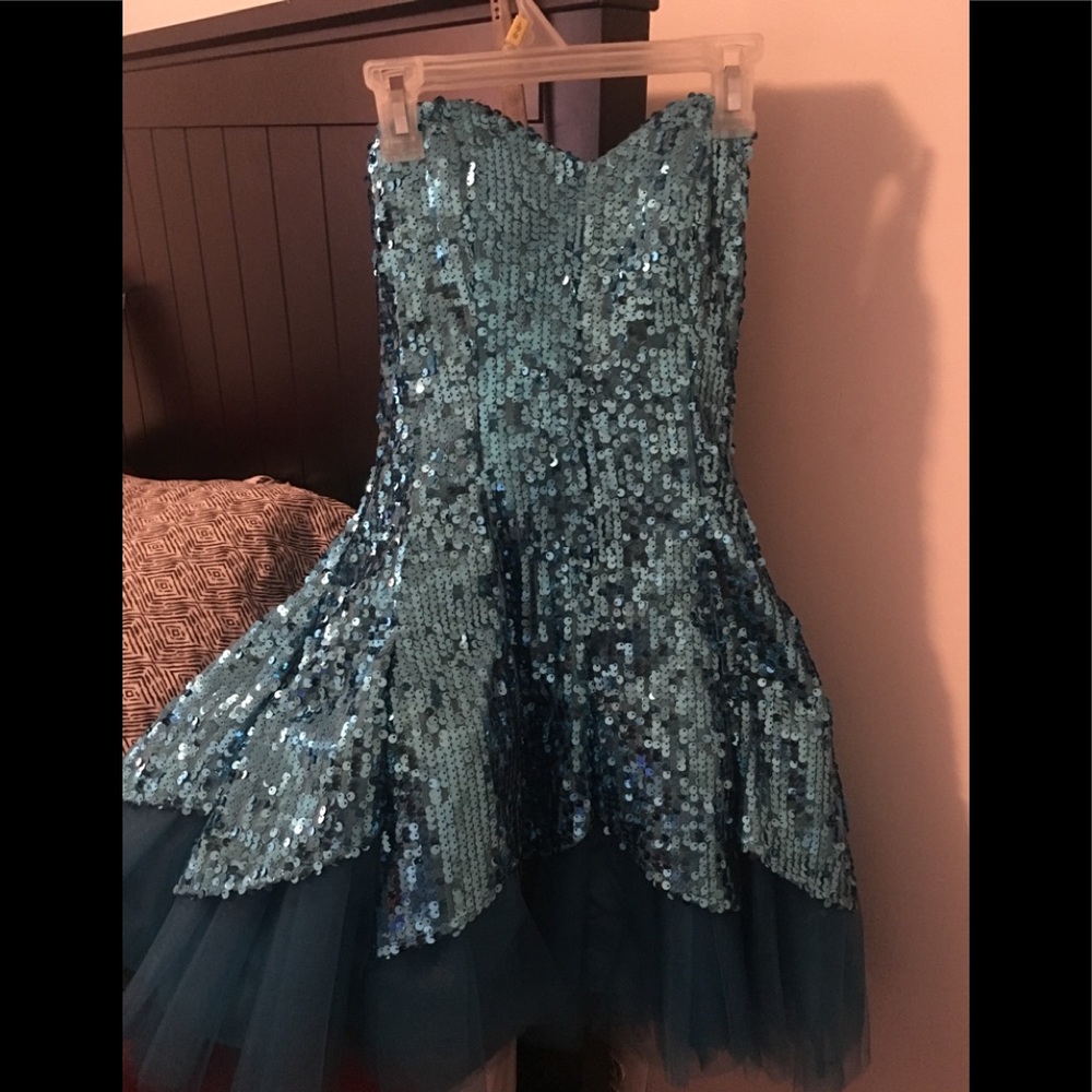 Turquoise dress